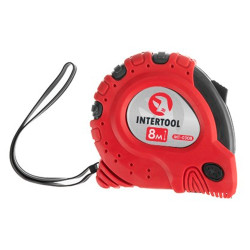 Рулетка Intertool 8 м х 25 мм супер-магнит (MT-0308)