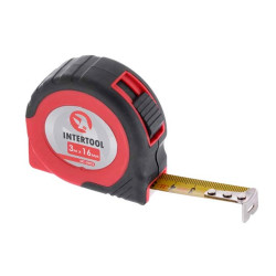Рулетка Intertool 3 м х 16 мм автостоп (MT-0403)