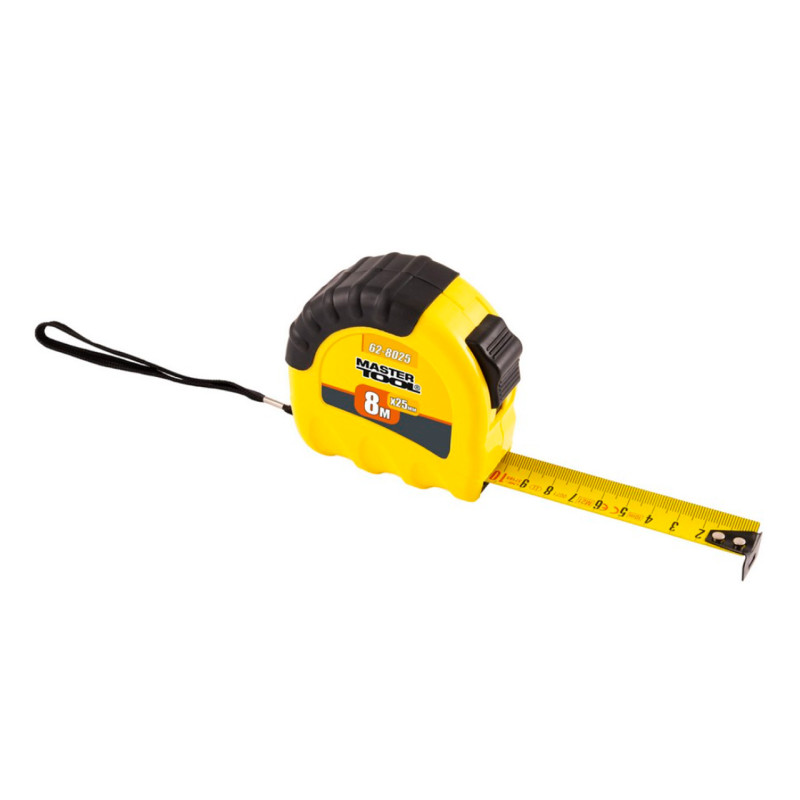 Рулетка Mastertool 8 м х 25 мм Shiftlock (62-8025)
