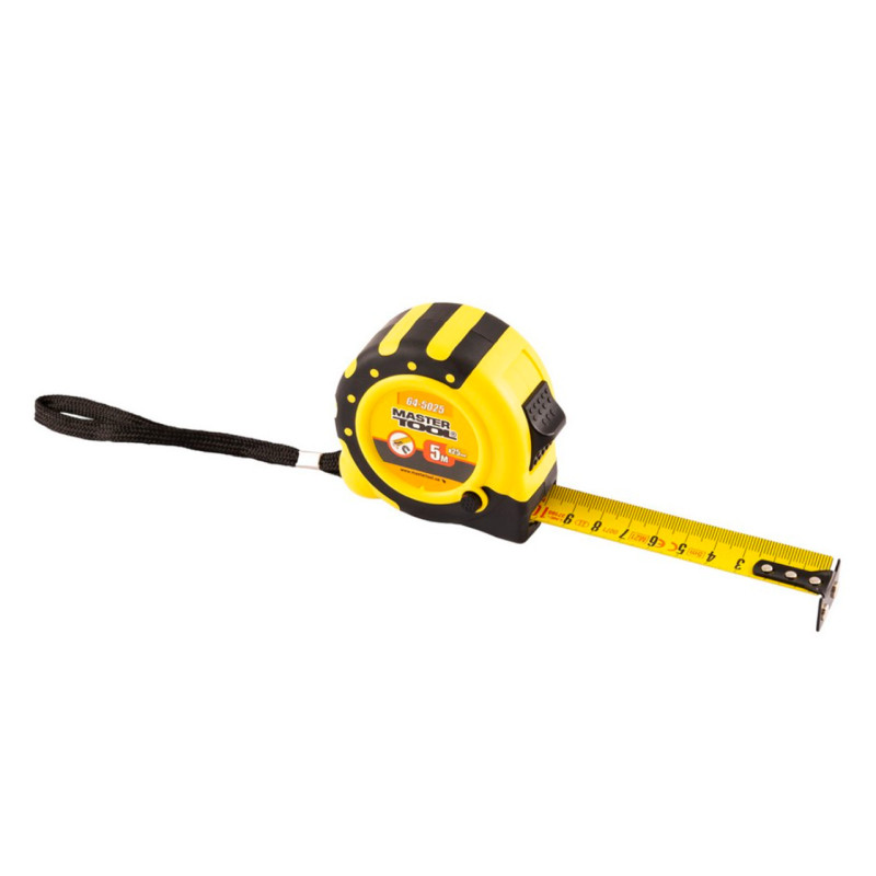 Рулетка Mastertool 5 м х 25 мм магнит (64-5025)