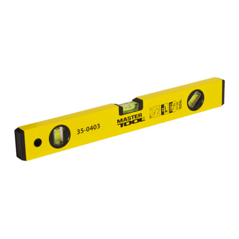 Уровень Mastertool 400 мм с магнитами (35-0403)