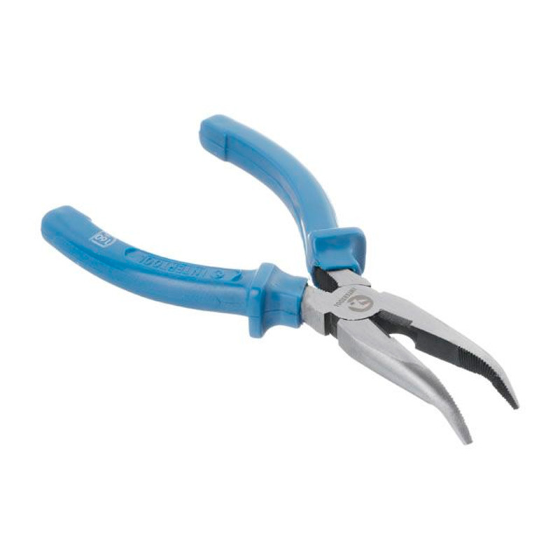 Щипцы удлиненные изогнутые Intertool 160 мм American type (HT-0124)