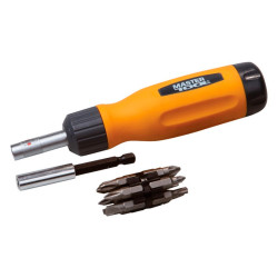 Отвертка Mastertool реверсивная 12 ед. (40-0518)