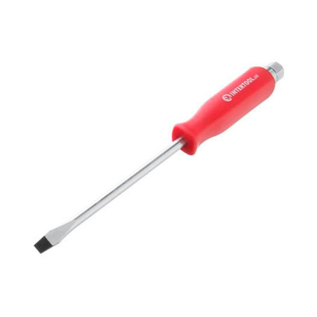 Отвертка Intertool шлицевая ударная SL8 х 150 мм (HT-0484)