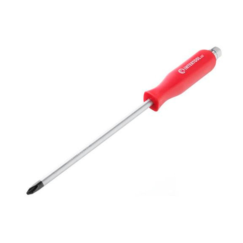 Отвертка Intertool крестовая ударная PH4 х 200 мм (HT-0490)