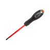 Отвертка Intertool шлицевая SL4 х 100 мм 1000 В (VT-3205)