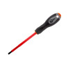 Отвертка Intertool SL5.5 х 125 мм диэлектрическая (VT-3206)