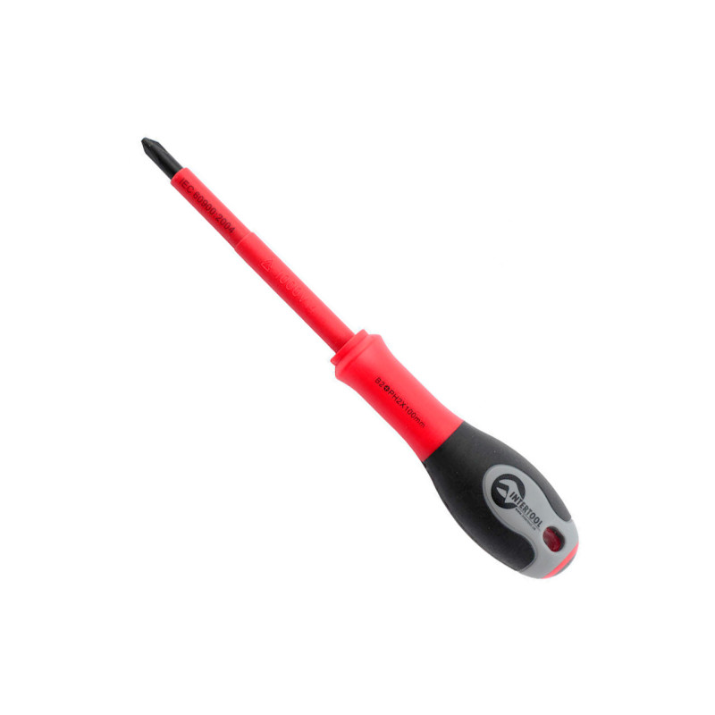 Отвертка Intertool крестовая PH0 х 60 мм диэлектрическая (VT-3210)