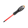 Отвертка Intertool крестовая PH2 х 100 мм 1000 В диэлектрическая (VT-3212)