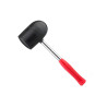 Киянка Intertool 1250 г х 90 мм черная резина ручка дерево (HT-0228)