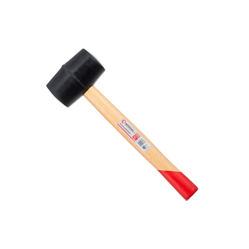 Киянка Intertool 350 г х 55 мм черная ручка деревянная (HT-0236)