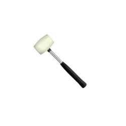 Киянка Intertool 450 г х 65 мм белая ручка металл (HT-0227)