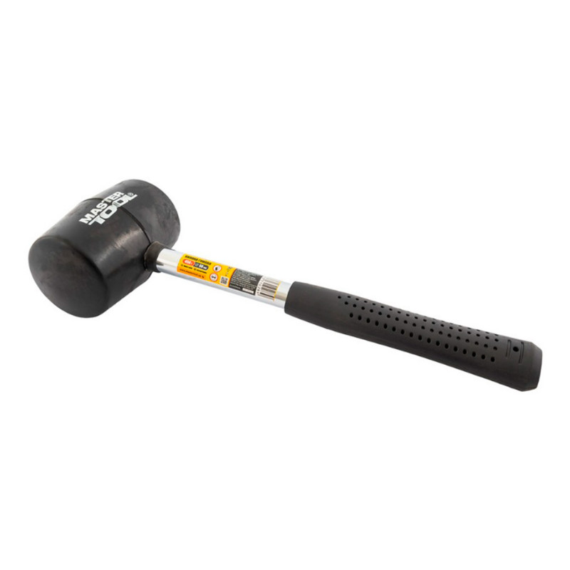 Киянка Mastertool 450 г х 60 мм черная резина ручка металл (02-1302)