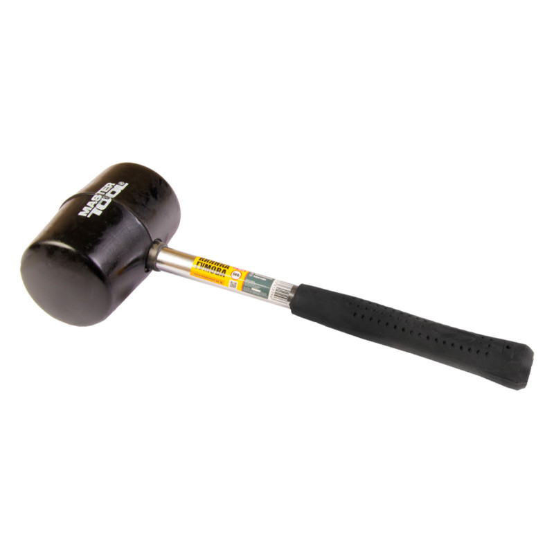 Киянка Mastertool 680 г х 75 мм черная резина ручка металл (02-1303)