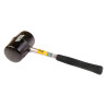 Киянка Mastertool 680 г х 75 мм черная резина ручка металл (02-1303)