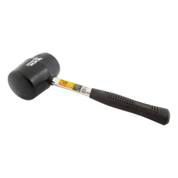 Киянка Mastertool 900 г х 80 мм черная резина ручка металл (02-1304)