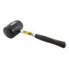 Киянка Mastertool 900 г х 80 мм черная резина ручка металл (02-1304)