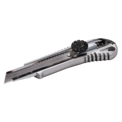 Нож Mastertool 18 мм винтовой металлический (17-0198)