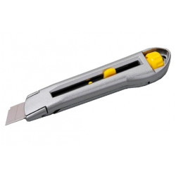 Нож Mastertool 18 мм двойной фиксатор металлический (17-0078)