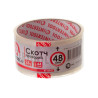 Скотч Intertool 48 мм х 25 м х 52 мкм прозрачный (KT-0901) (6 шт.)