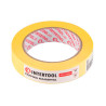 Лента малярная Intertool 25 мм х 40 м желтая (DM-2540) (9 шт.)