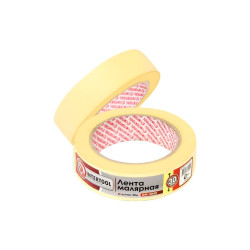 Лента малярная Intertool 30 мм х 40 м желтая (DM-3040) (8 шт.)