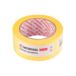Лента малярная Intertool 48 мм х 40 м желтая (DM-4840) (4 шт.)