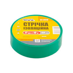 Лента изоляционная Mastertool 10 м зеленая (44-9410) (10 шт.)