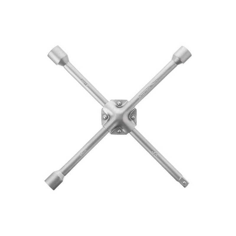 Ключ баллонный крестообразный Intertool 17 х 19 х 21 х 1/2" (HT-1604)
