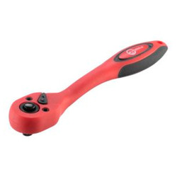 Рукоятка с храповым механизмом Intertool изогнутая 1/4" х 72T Pro (HT-2107)