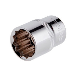Головка двенадцатигранная 1/2" Intertool 20 мм (ET-0220)