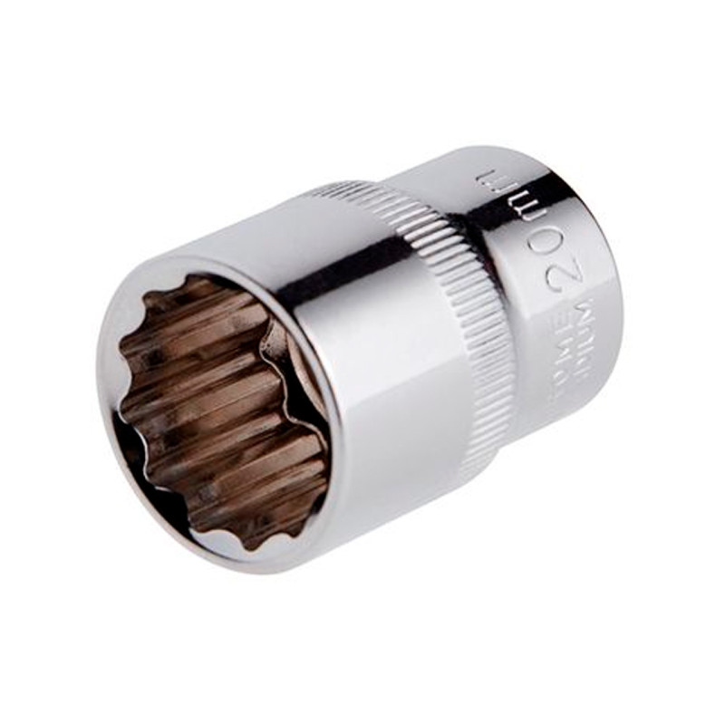 Головка двенадцатигранная 1/2" Intertool 20 мм (ET-0220)
