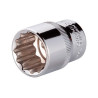 Головка двенадцатигранная 1/2" Intertool 22 мм (ET-0222)