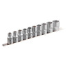 Набор головок шестигранных 1/2" Intertool 10 шт. (10-24 мм) (ET-6011)