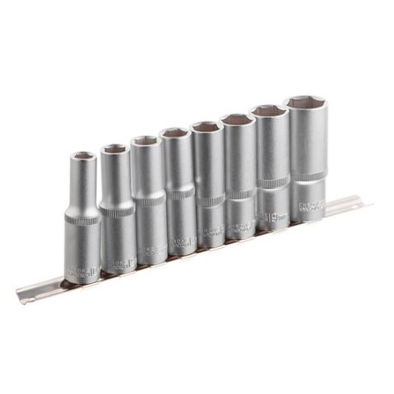 Набор головок шестигранных 1/2" Intertool 8 шт. удлиненные (10-22 мм) (ET-6009)