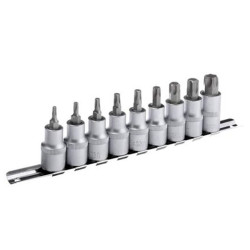 Набор головок Torx 1/2" Intertool 9 шт. (T20-T70) (HT-1849)