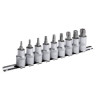 Набор головок Torx 1/2" Intertool 9 шт. (T20-T70) (HT-1849)