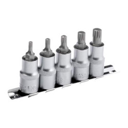 Набор сплайнов 1/2" Intertool 5 шт. (М5 6 8 10 и 12) (HT-1850)