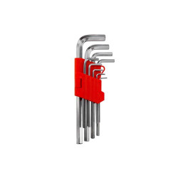 Набор ключей шестигранных Intertool 1.5-10мм удлиненные (9шт) (HT-0602)