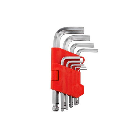 Набор шестигранных ключей Intertool 9 шт. с шаром (HT-0605)