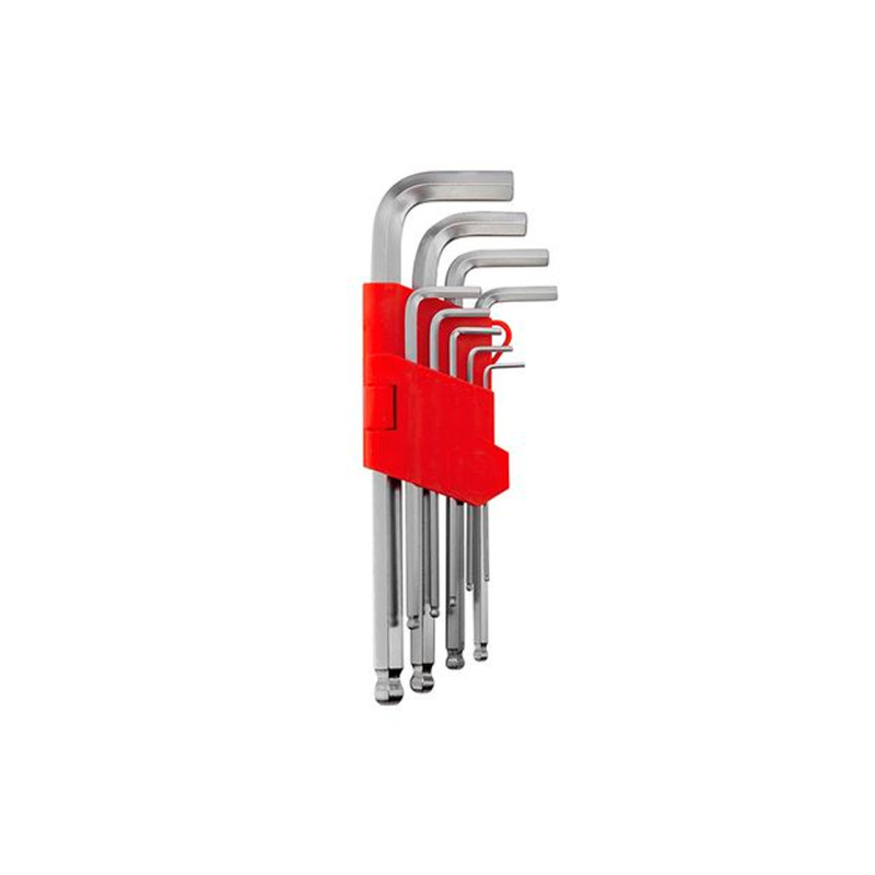 Набор шестигранных ключей Intertool 9 шт. с шаром удлиненные (HT-0603)