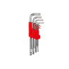 Набор шестигранных ключей Intertool 9 шт. с шаром удлиненные (HT-0603)