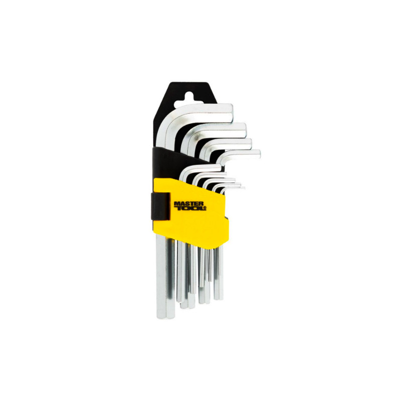 Набор шестигранных ключей Mastertool 9 шт. (1.5-10 мм) (75-0955)