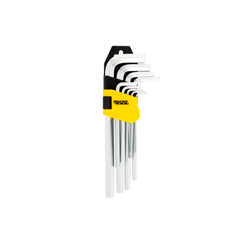 Набор шестигранных ключей Mastertool 9 шт. удлиненные (75-0956)