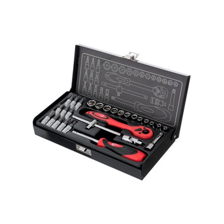 Набор инструмента Intertool 1/4" 28 ед. (ET-6028)