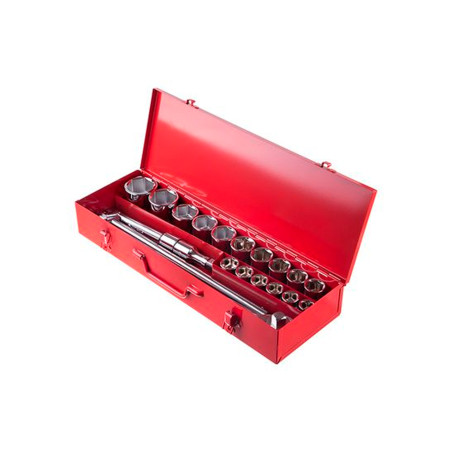 Набор инструмента Intertool 3/4" 20 ед. (металлический кейс) ET-6024 (ET-6024)