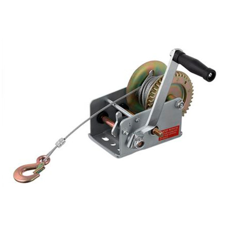 Лебедка рычажная барабанная Intertool 900 кг стальной трос 10 м (GT1455)