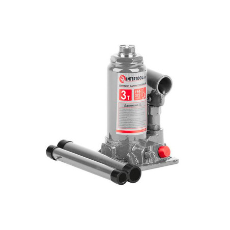 Домкрат гидравлический Intertool 3 т х 350 мм одноштоковый (GT0022)