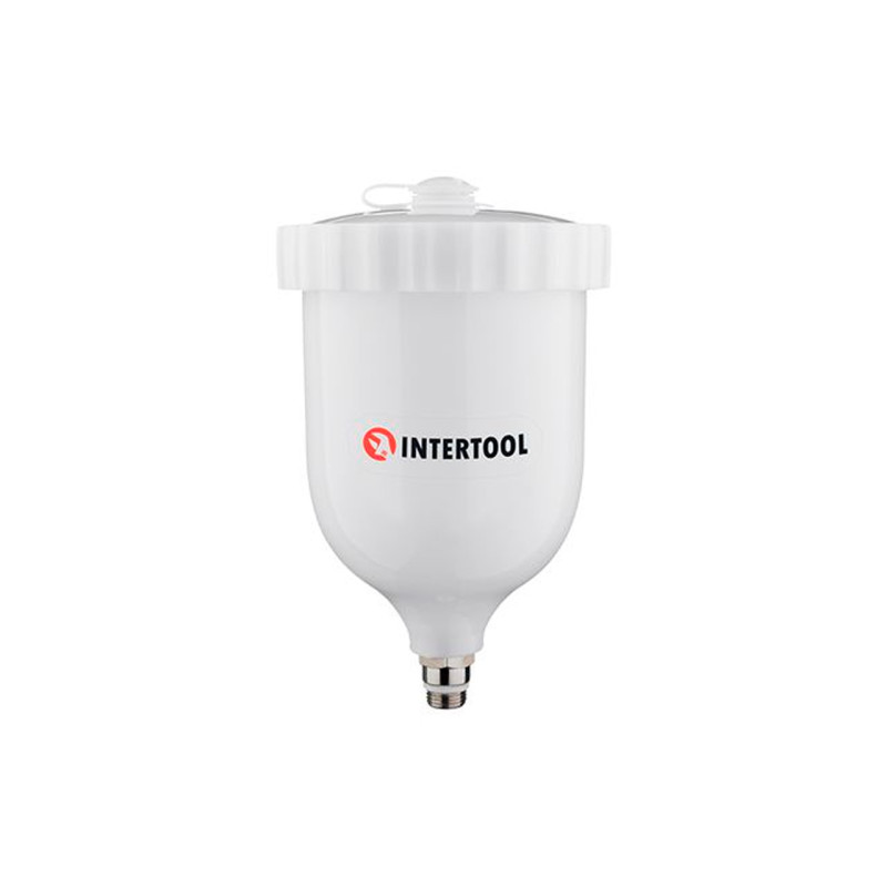 Бачок для пневмопистолета HP Intertool 600 мл наружная резьба М14 x 1.25 (PT-1902)