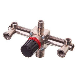Контрольно-распределительный блок Intertool черный (PT-9091)